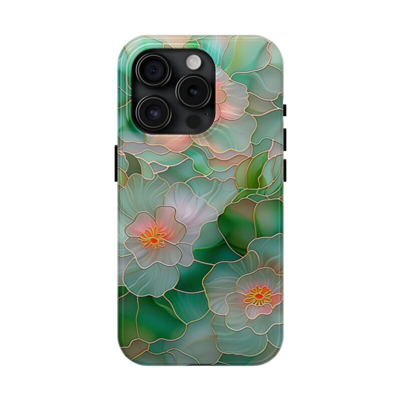 Blossoming Pastel Art Stained Glass Phone Case - Image 8