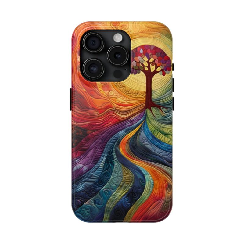 Enchanting Medieval Quilt Phone Case - Image 8