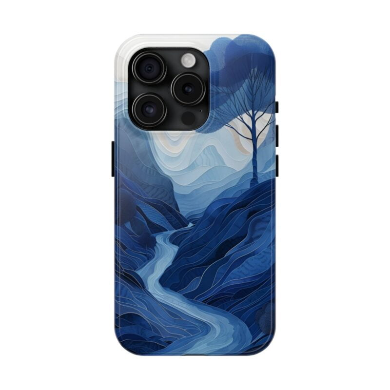 Dreamy Valley Flat Paper Cut Phone Case 5