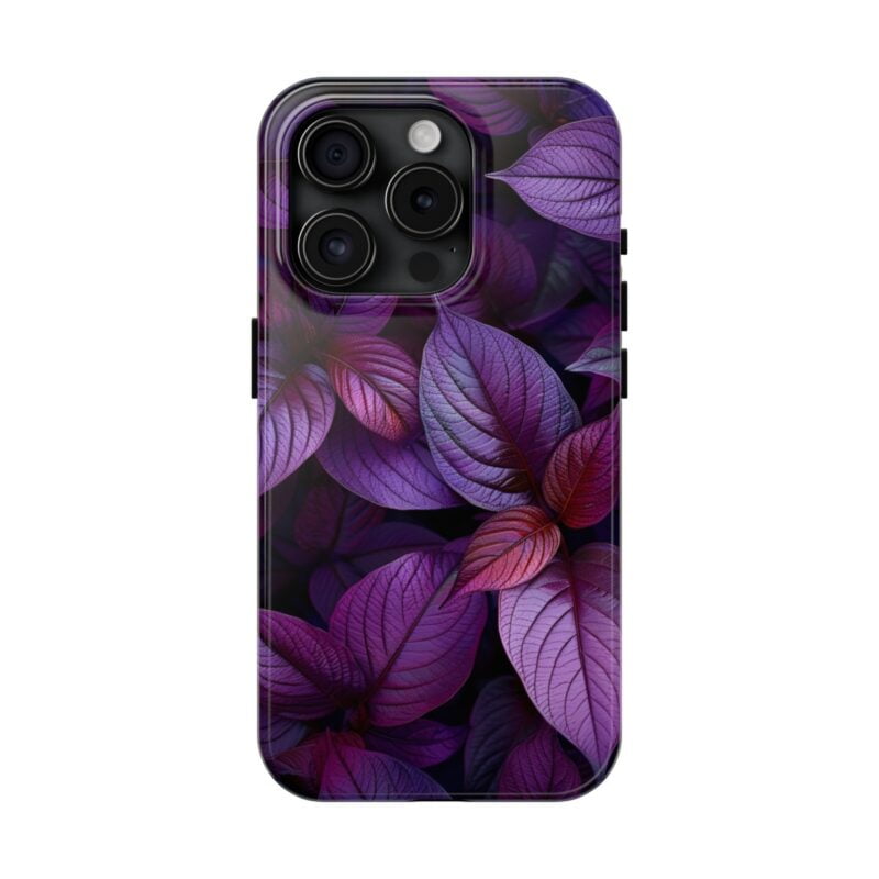 Purple Leaf Luster Phone Case 5