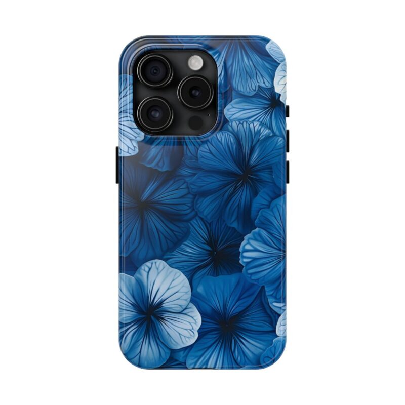 Shibori Flower Tessellations Phone Case - Image 8