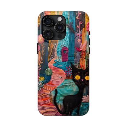 Textured Folklore Cat Phone Case