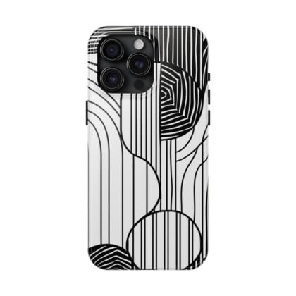 Abstract Monochrome Pattern Phone Case