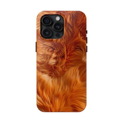 Orange Fur Bliss Phone Case