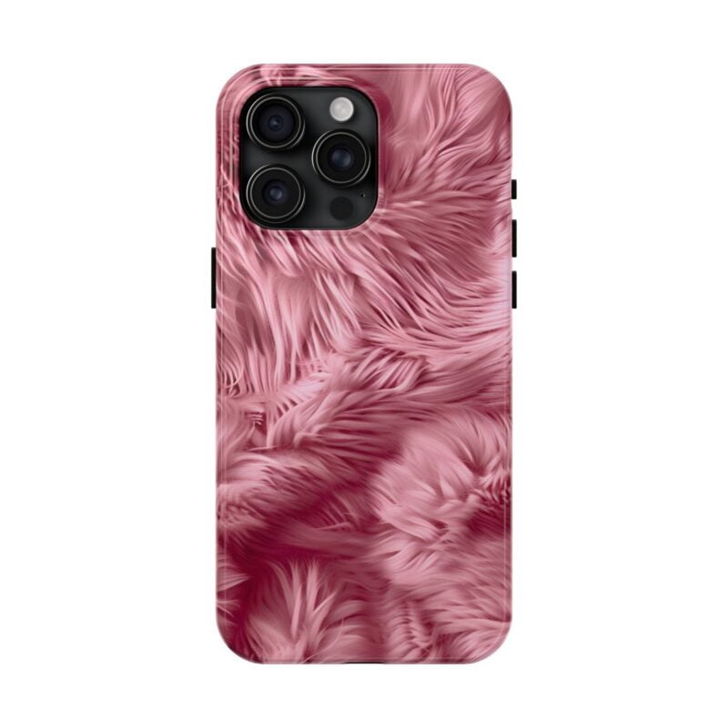 Furry Pastel Pink Delight Phone Case