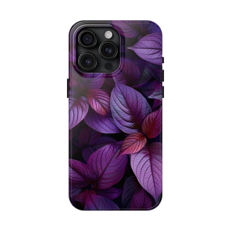 Purple Leaf Luster Phone Case