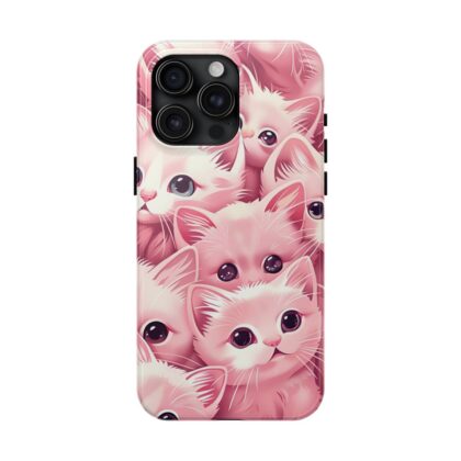 Peek-a-Boo Pink Cats Phone Case