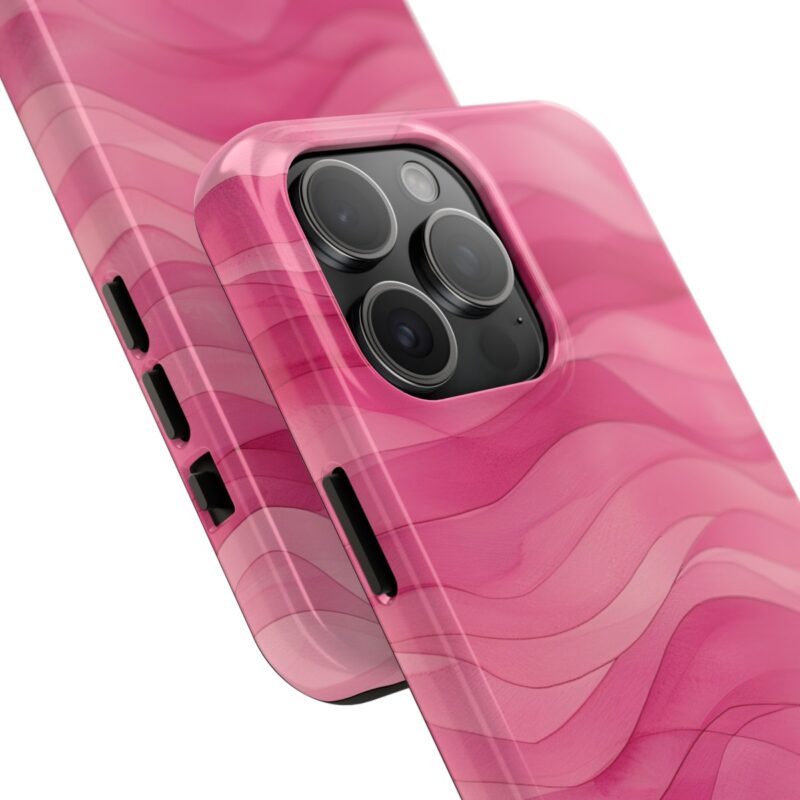Watercolor Pink Wave Phone Case 1