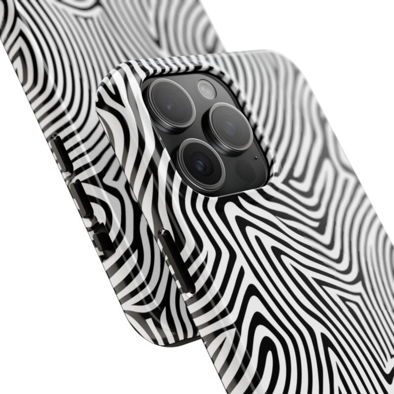 Black and White Line Art Phone Case 1