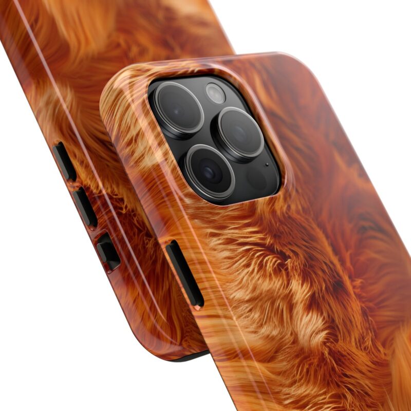 Orange Fur Bliss Phone Case 1