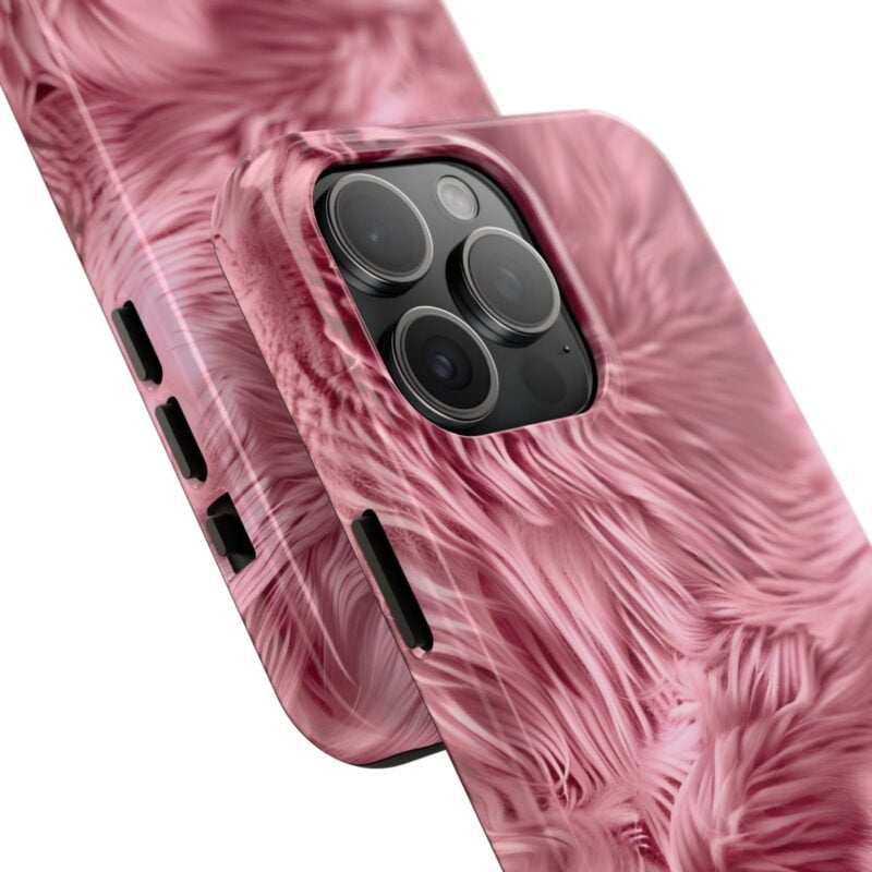 Furry Pastel Pink Delight Phone Case 1