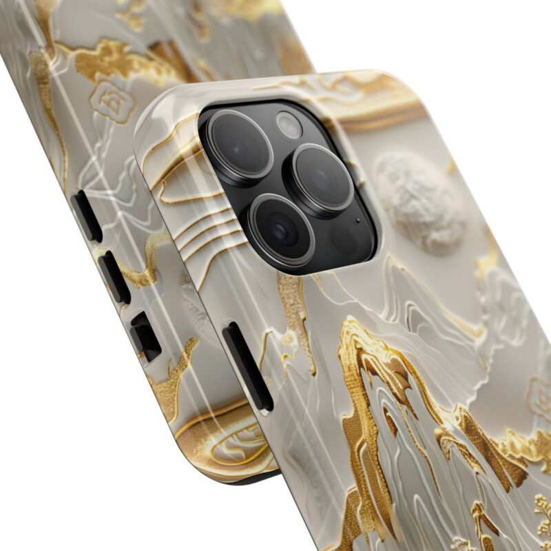 Gilded Landscape Paper Art Phone Case 1