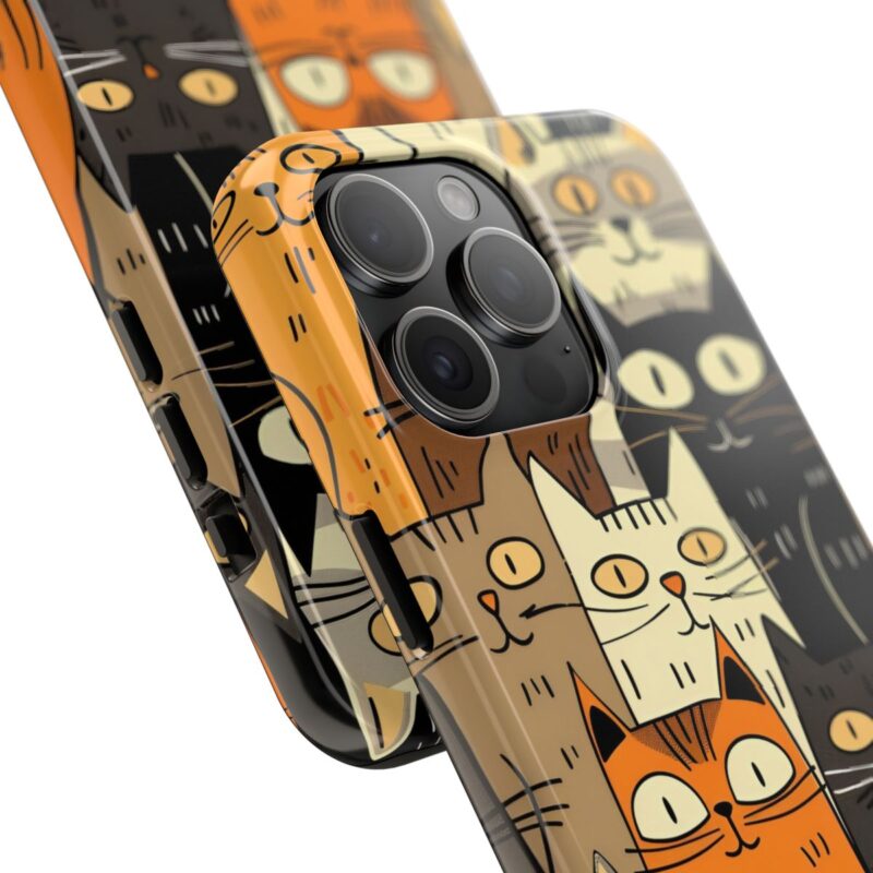 Cartoon Cat Delight Phone Case 1