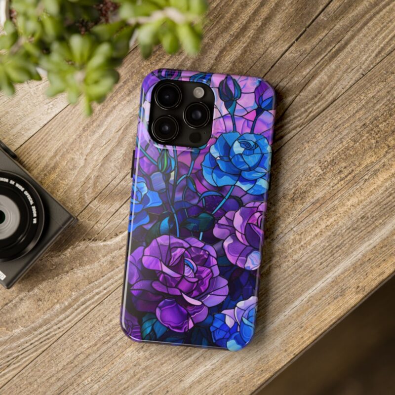 Rose Garden Stained Glass Phone Case 3