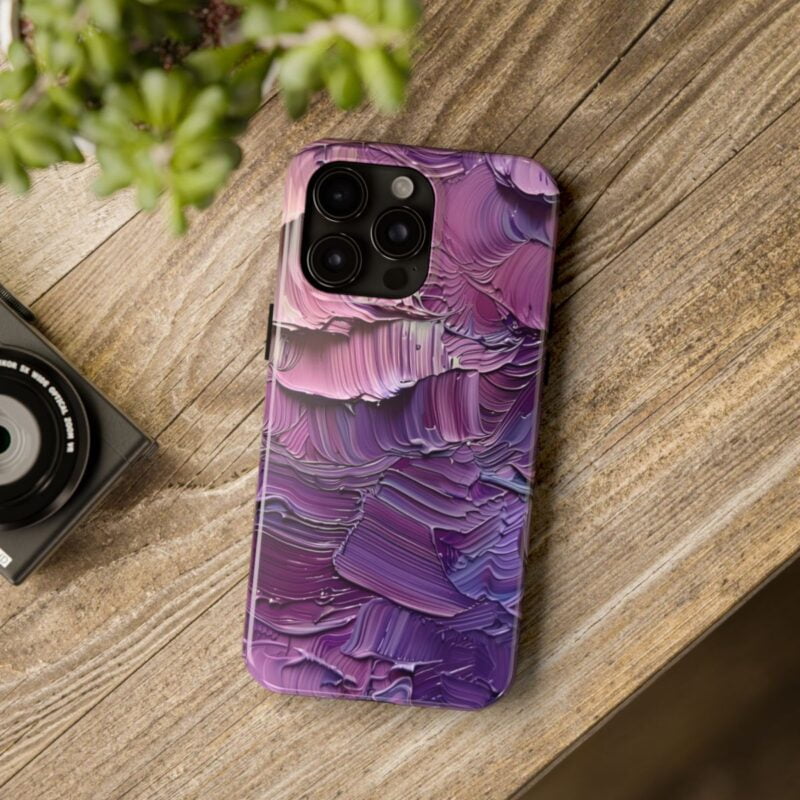 Pastel Oil Brushstrokes Phone Case - Image 5
