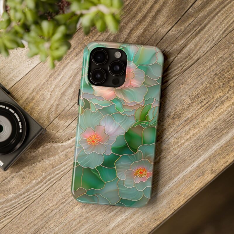 Blossoming Pastel Art Stained Glass Phone Case - Image 5