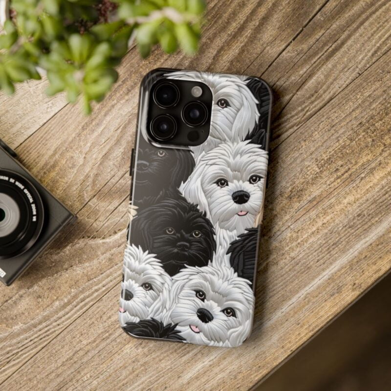 Furry Friends 3D Embroidered Phone Case 3