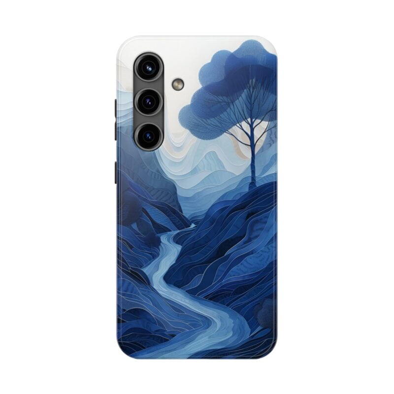 Dreamy Valley Flat Paper Cut Phone Case 4