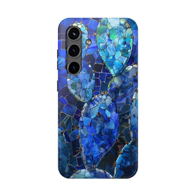 Desert Cactus Stained Glass Phone Case 4