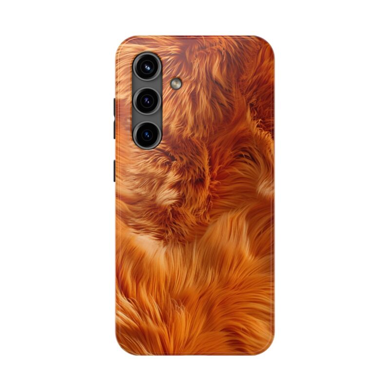 Orange Fur Bliss Phone Case 4