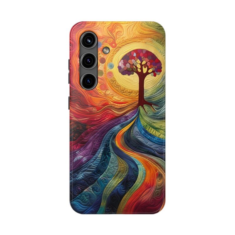 Enchanting Medieval Quilt Phone Case - Image 6