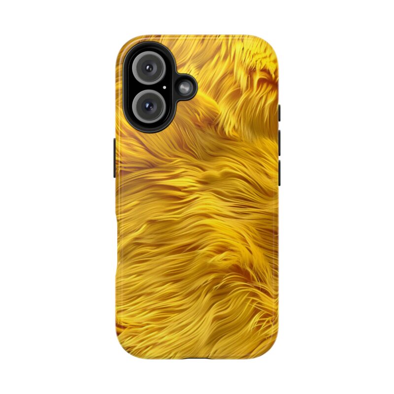 Yellow Fur Fantasy iPhone 16 Case