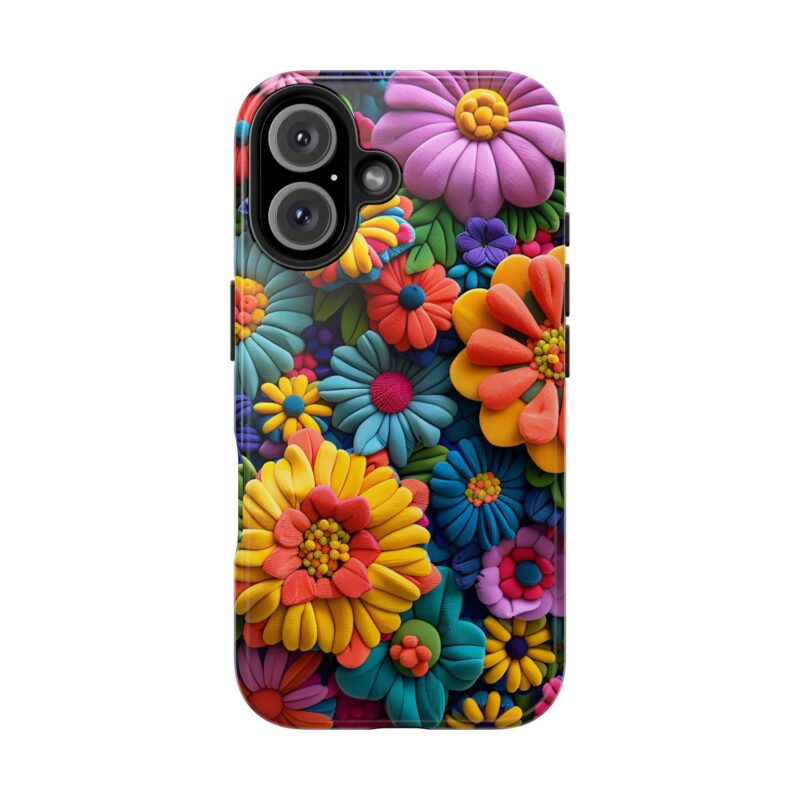 Cute Colorful Flowers iPhone 16 Case