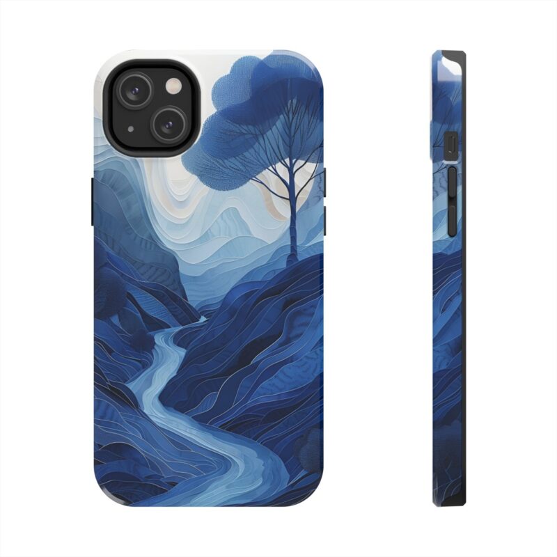 Dreamy Valley Flat Paper Cut Phone Case 2