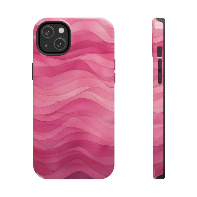 Watercolor Pink Wave Phone Case 2