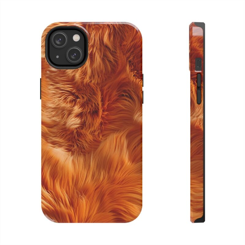 Orange Fur Bliss Phone Case 2
