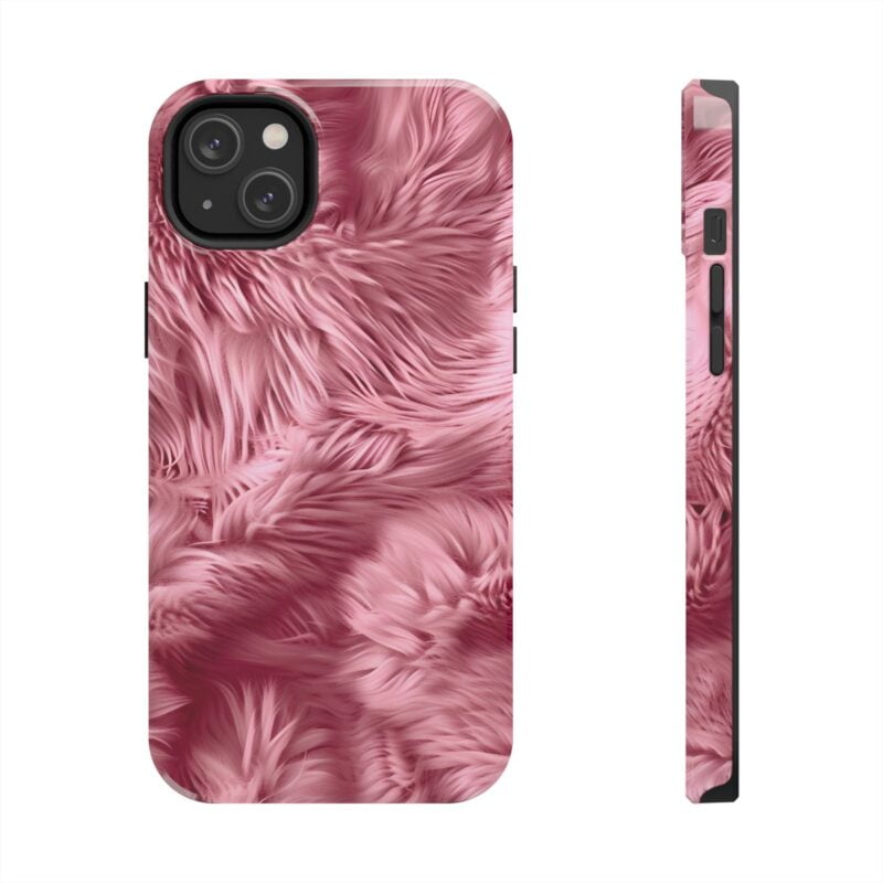 Furry Pastel Pink Delight Phone Case 2