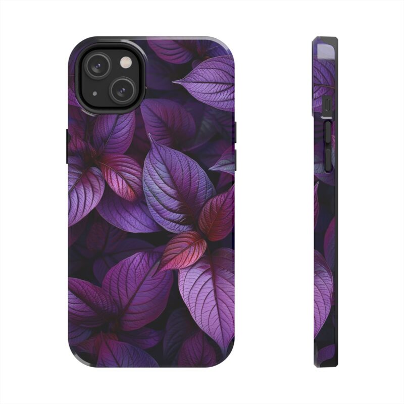 Purple Leaf Luster Phone Case 2