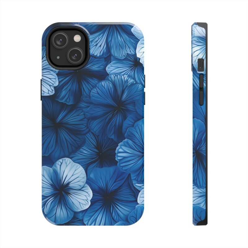 Shibori Flower Tessellations Phone Case - Image 4