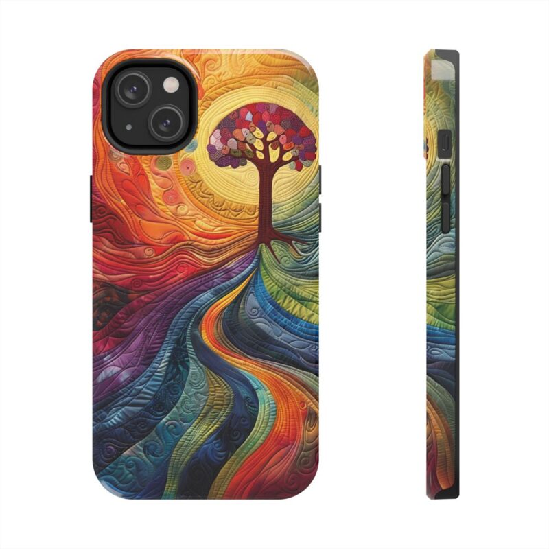 Enchanting Medieval Quilt Phone Case - Image 4