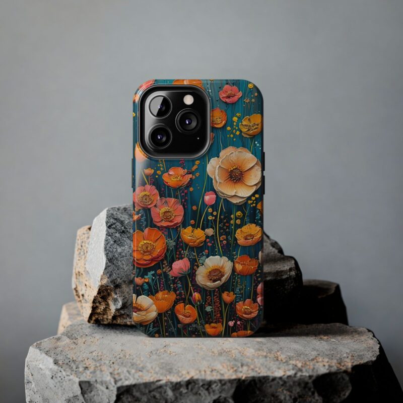 Indigenous Floral Motifs Phone Case 6