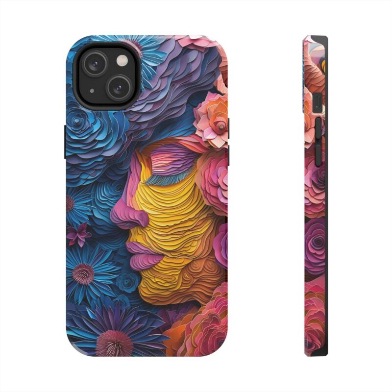 Blossom Lady Paper Cut Phone Case 2