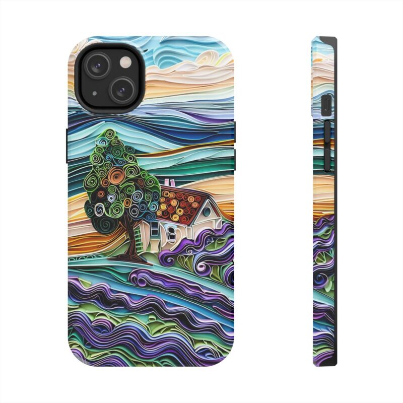 French Countryside Paper Quilling Phone Case 2