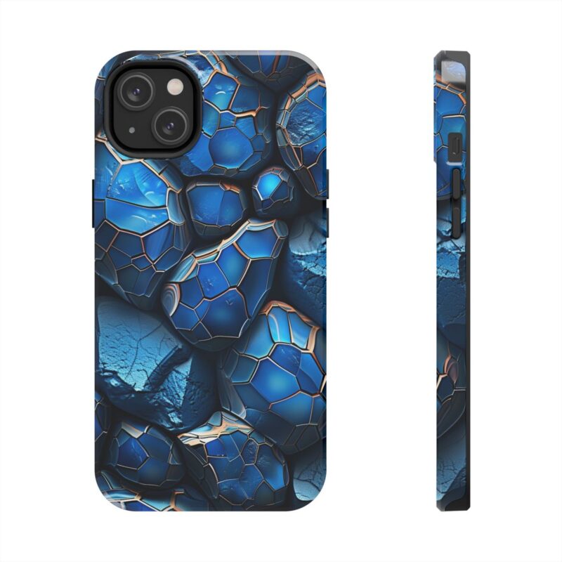 Luminous Blue Rocks 3D Phone Case 2