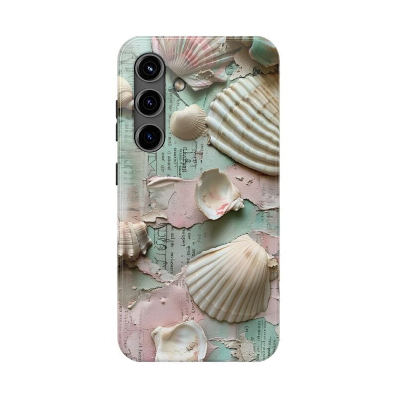 Seaside Shells Vintage Junk Journal Phone Case 4