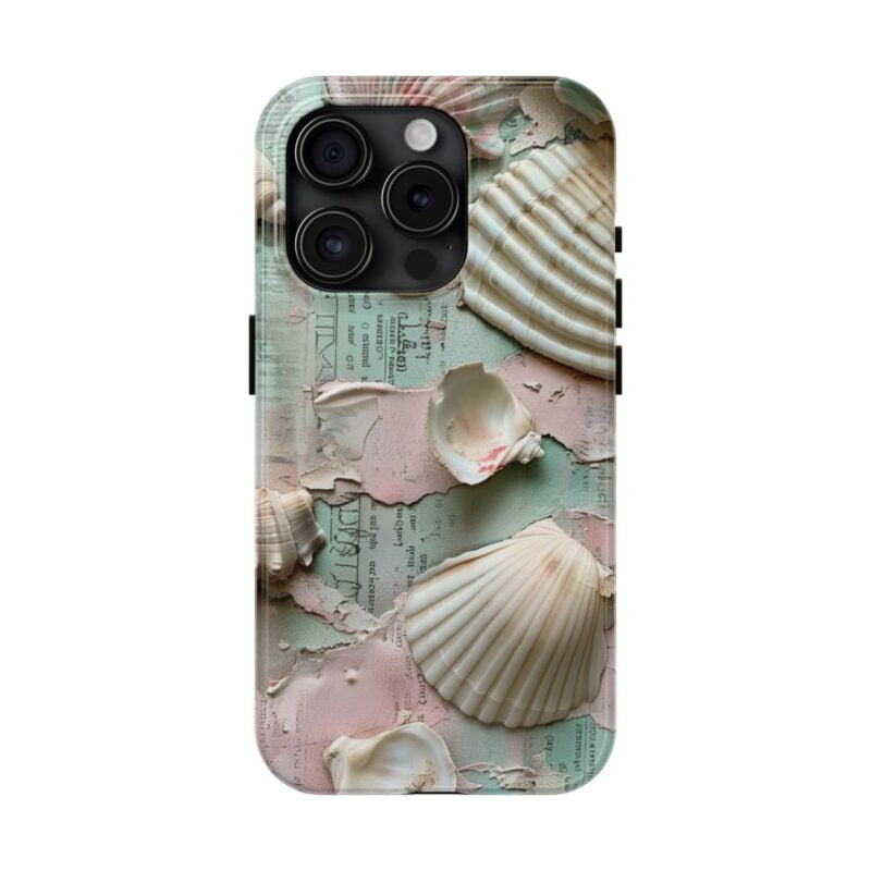 Seaside Shells Vintage Junk Journal Phone Case 5