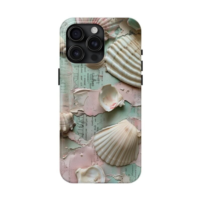 Seaside Shells Vintage Junk Journal Phone Case