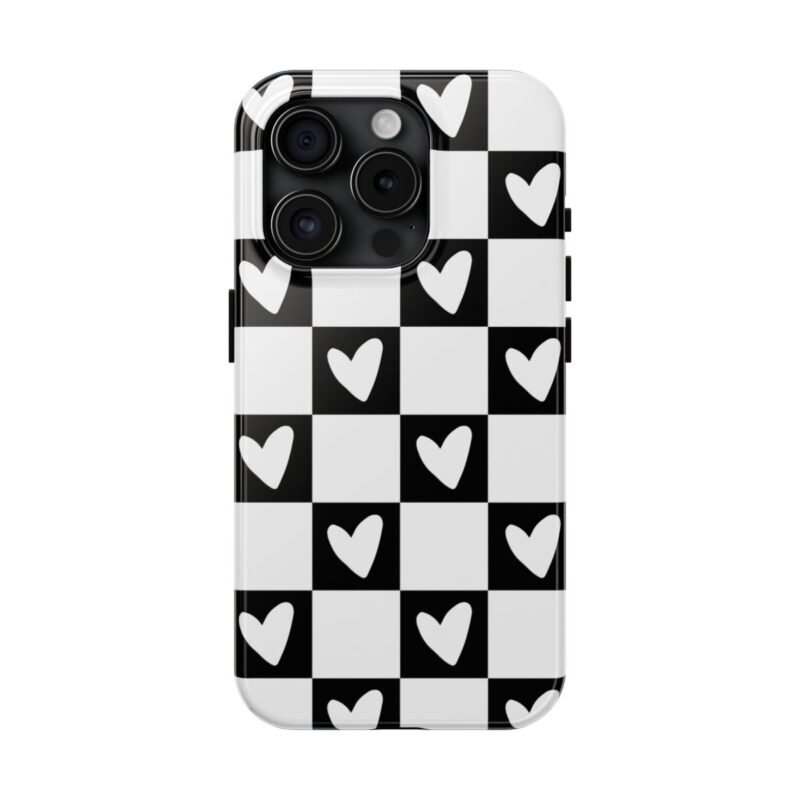 Classic Love Checkered Phone Case - Image 8