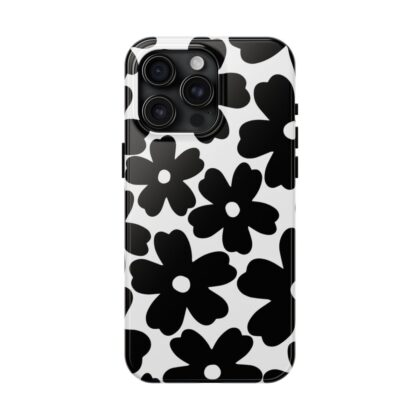 Monochrome Floral Delight Phone Case