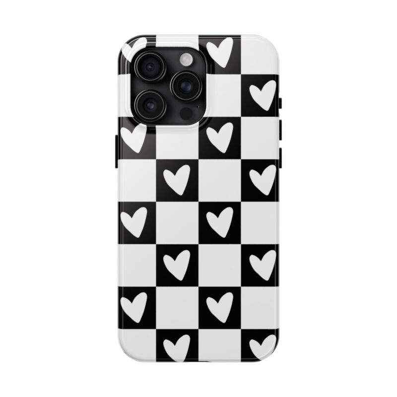 Classic Love Checkered Phone Case