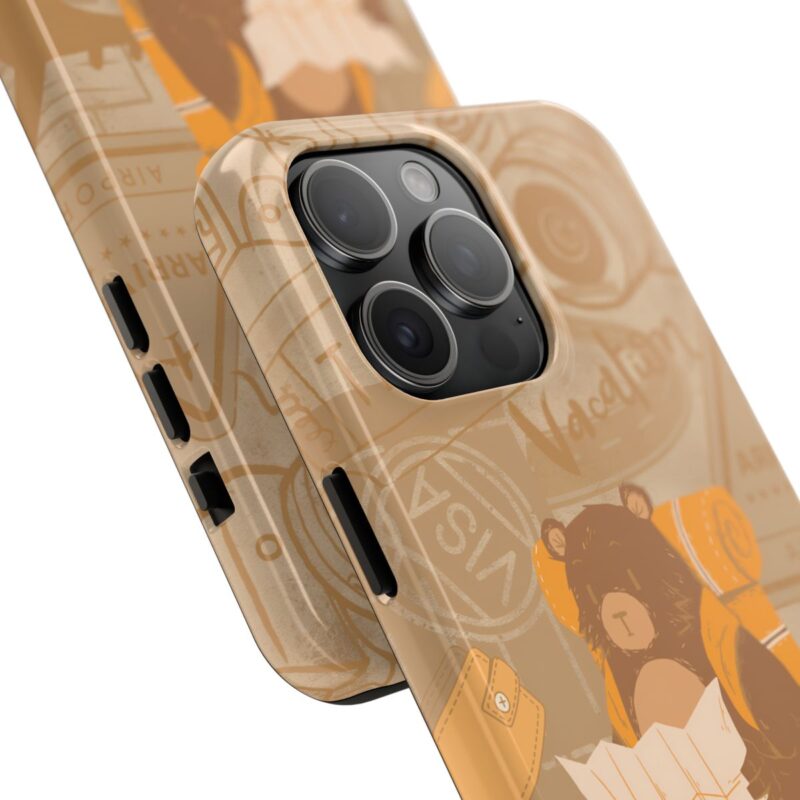 Adventure Bear Travel Vibes iPhone 15 Pro Max Case