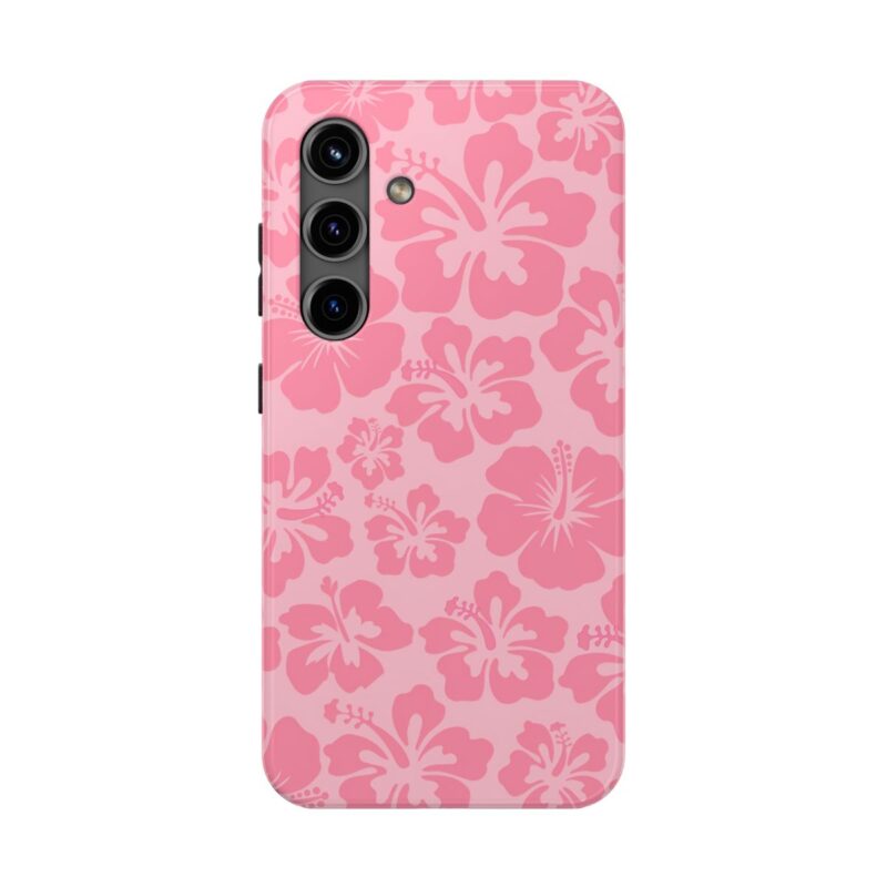 Blushing Hibiscus Blooms Samsung Galaxy S24 Case