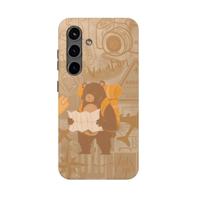 Adventure Bear Travel Vibes Samsung S24 Case