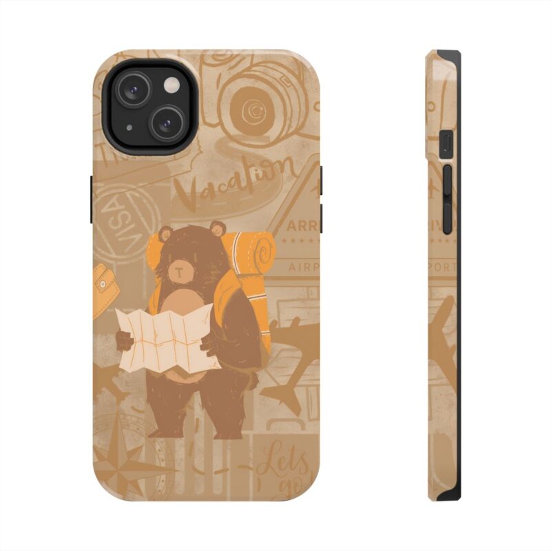 Adventure Bear Travel Vibes iPhone 14 Plus Case