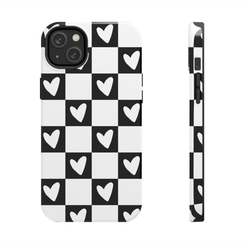 Classic Love Checkered Phone Case - Image 4