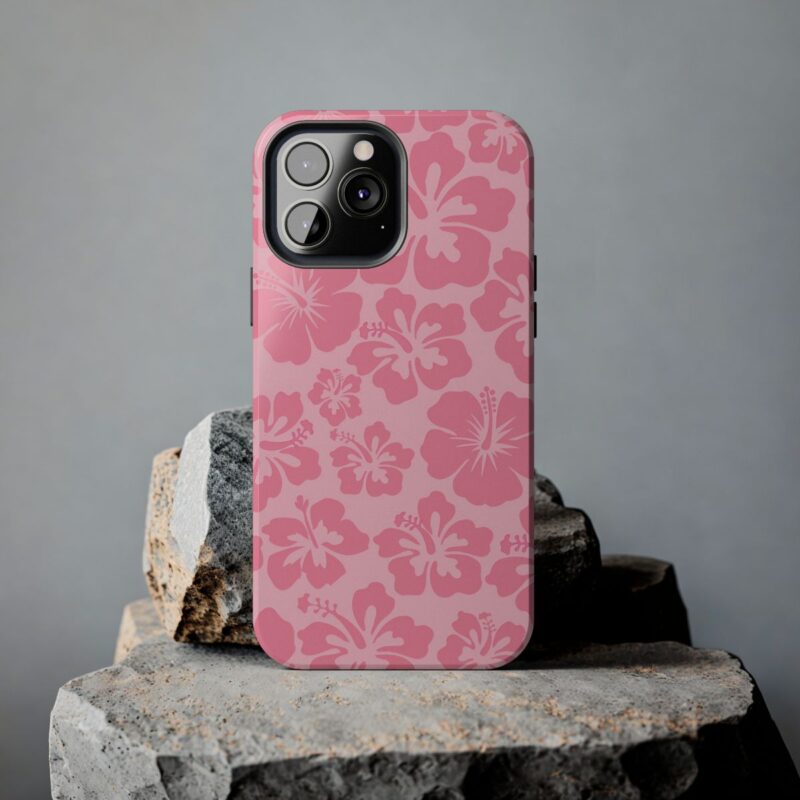 Blushing Hibiscus Blooms iPhone 13 Pro Max Case